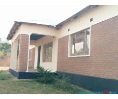 Unfinished three bed room house for sale in Zomba