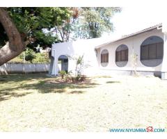 Four bedroom house for rent in Nyambadwe